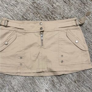 I.AM.GIA Tan Mini Skirt